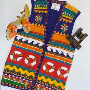 MARISA CHRISTINA Classics Beach Scene Vest